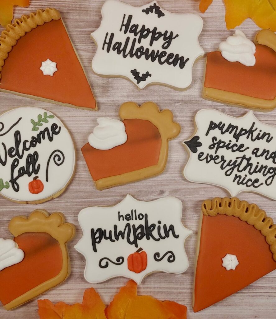 fall pie cookies