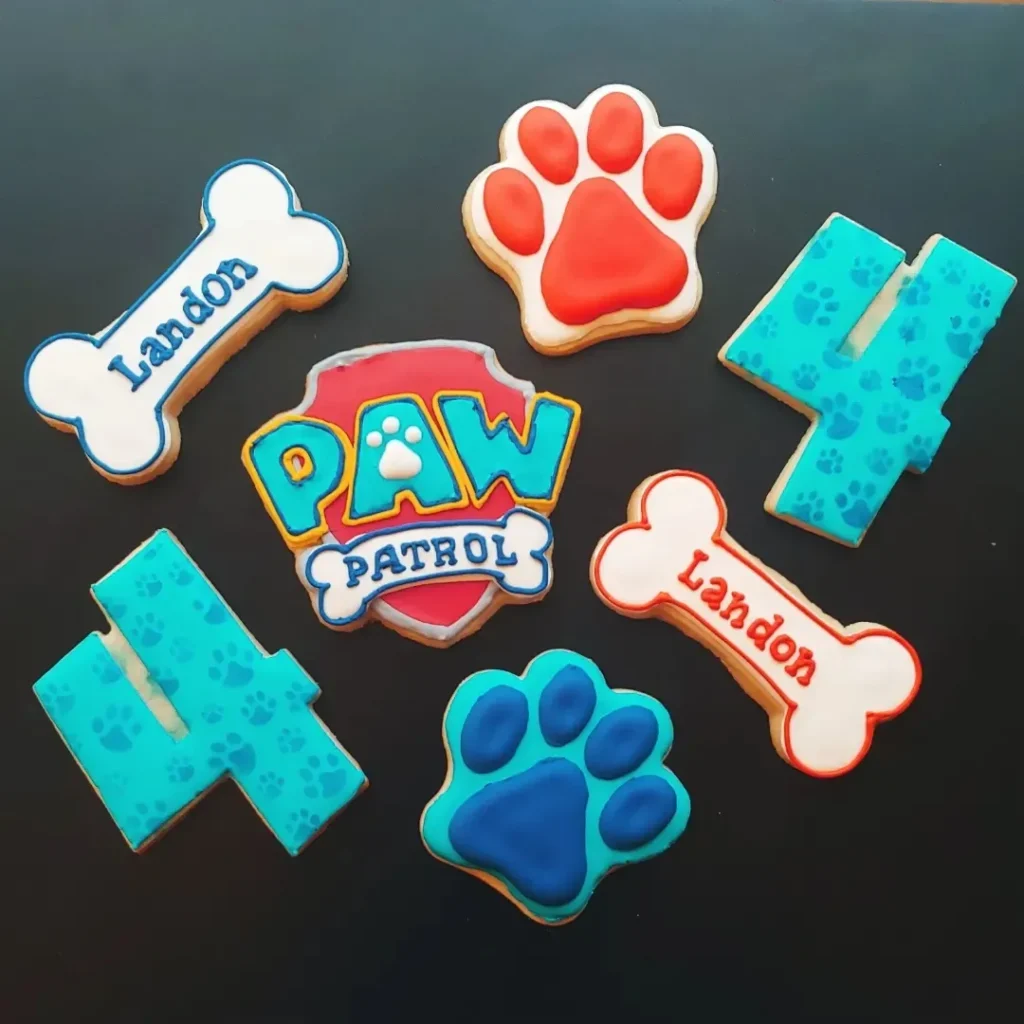 Paw Patrol Birthday Cookies