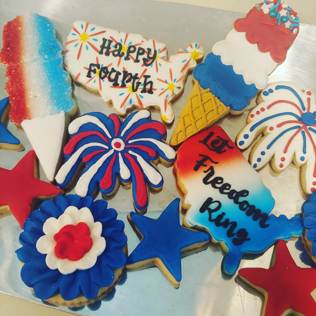 4th of july cookies