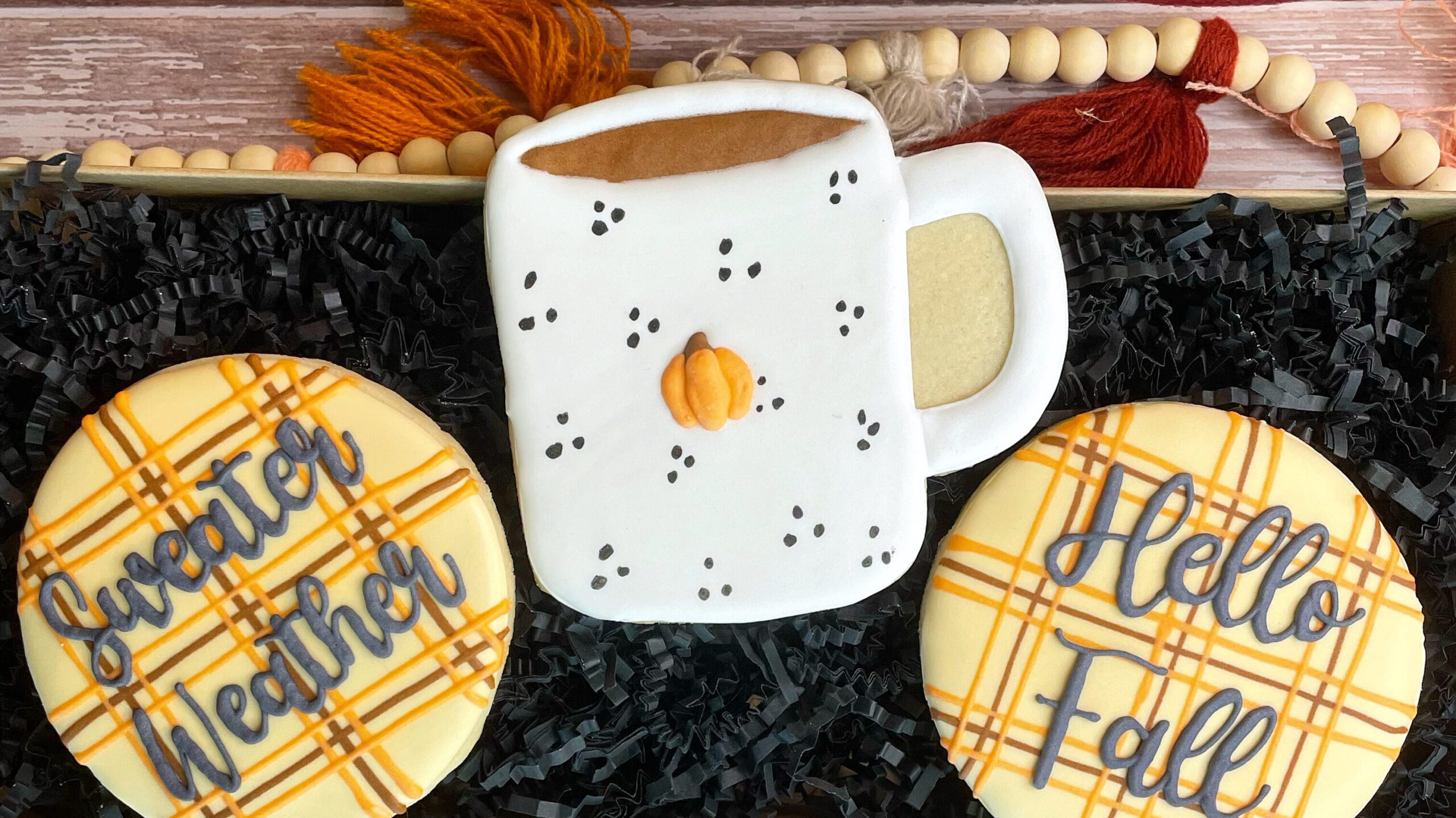 Fall cookie display