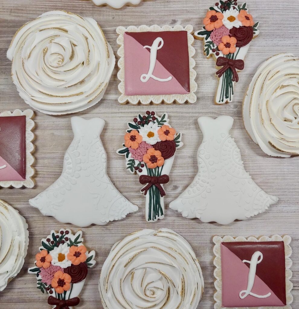 bridal shower cookies