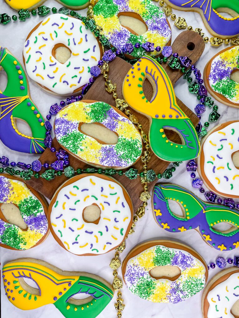 mardi gras cookies