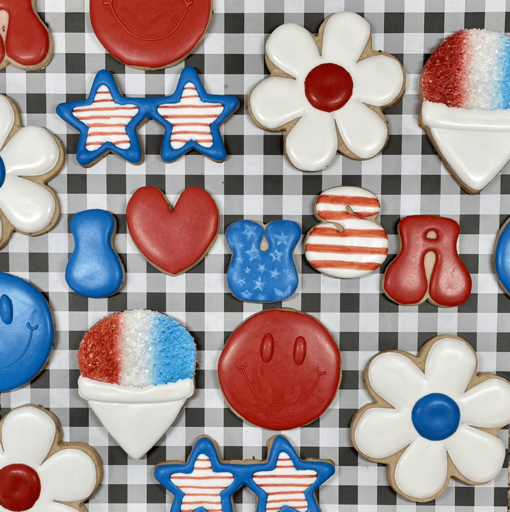 4th of july cookies